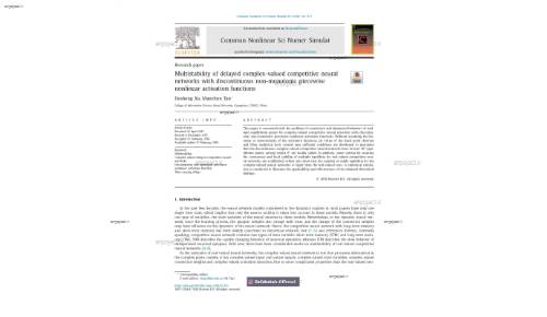 Multistability of delayed complex-valued competitive neuralnetworks with discontinuous non-monotonic piecewisenonlinear activation functions